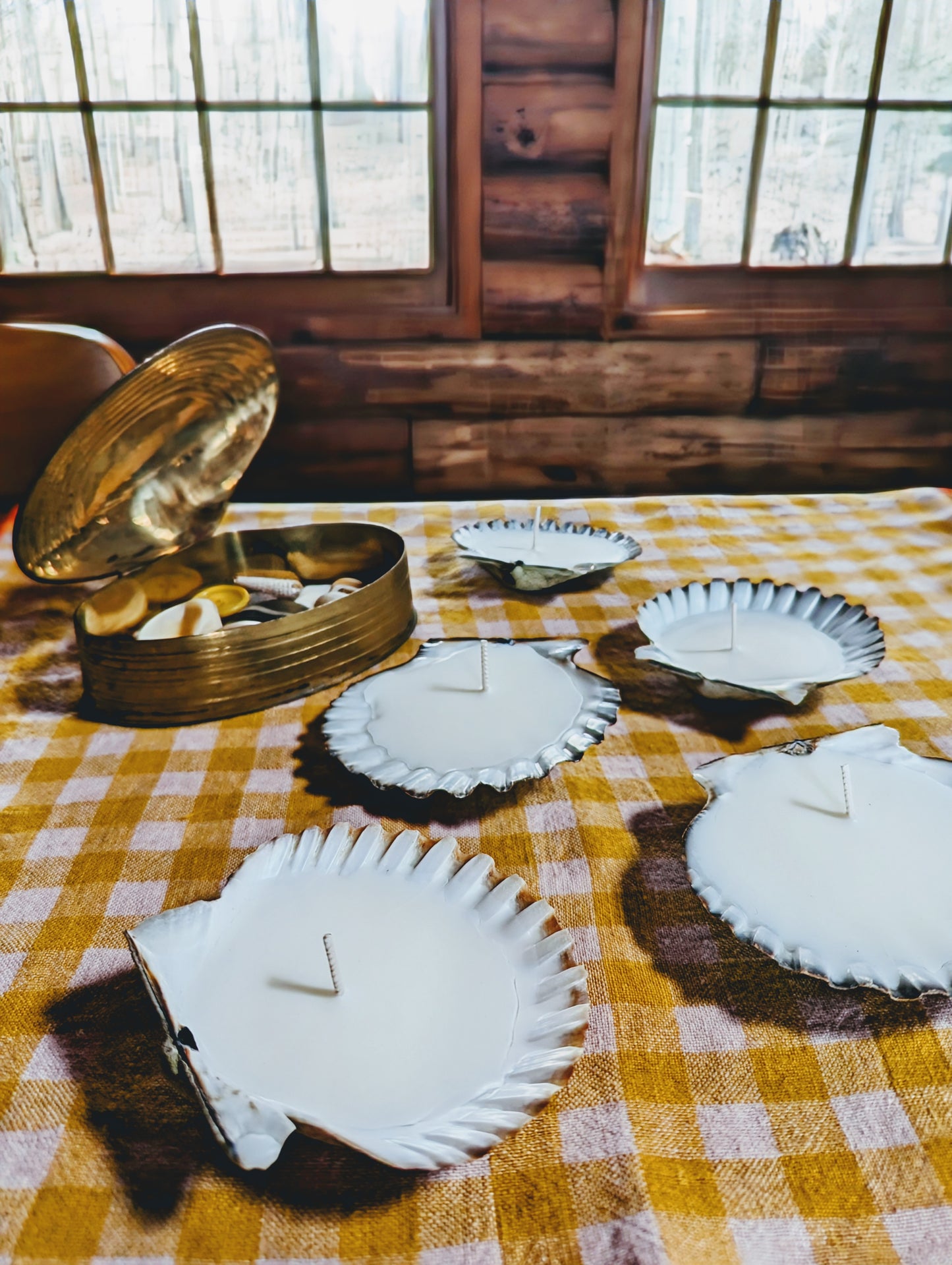 Scallop Seashell Candle