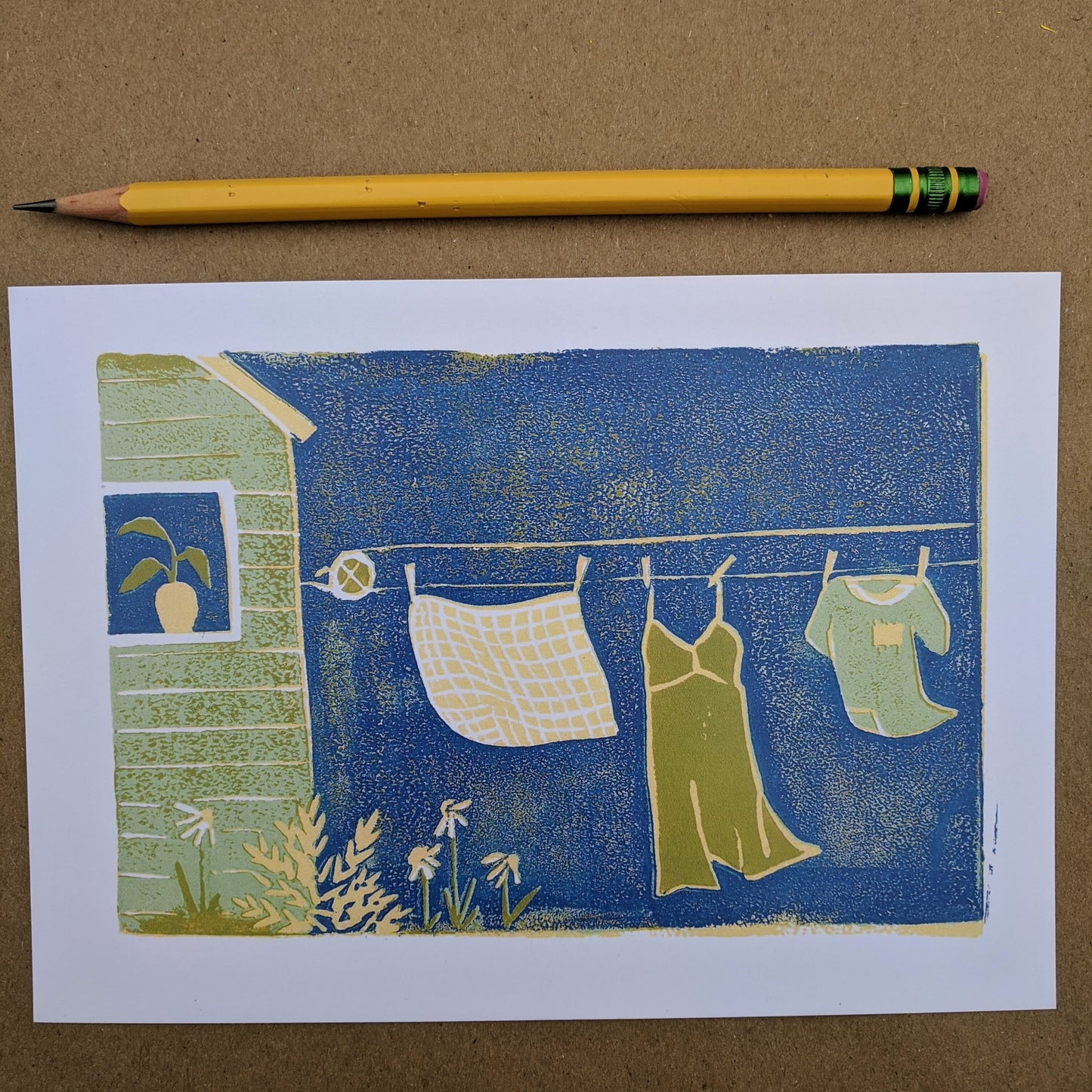 laundry, set of six 5x7 prints