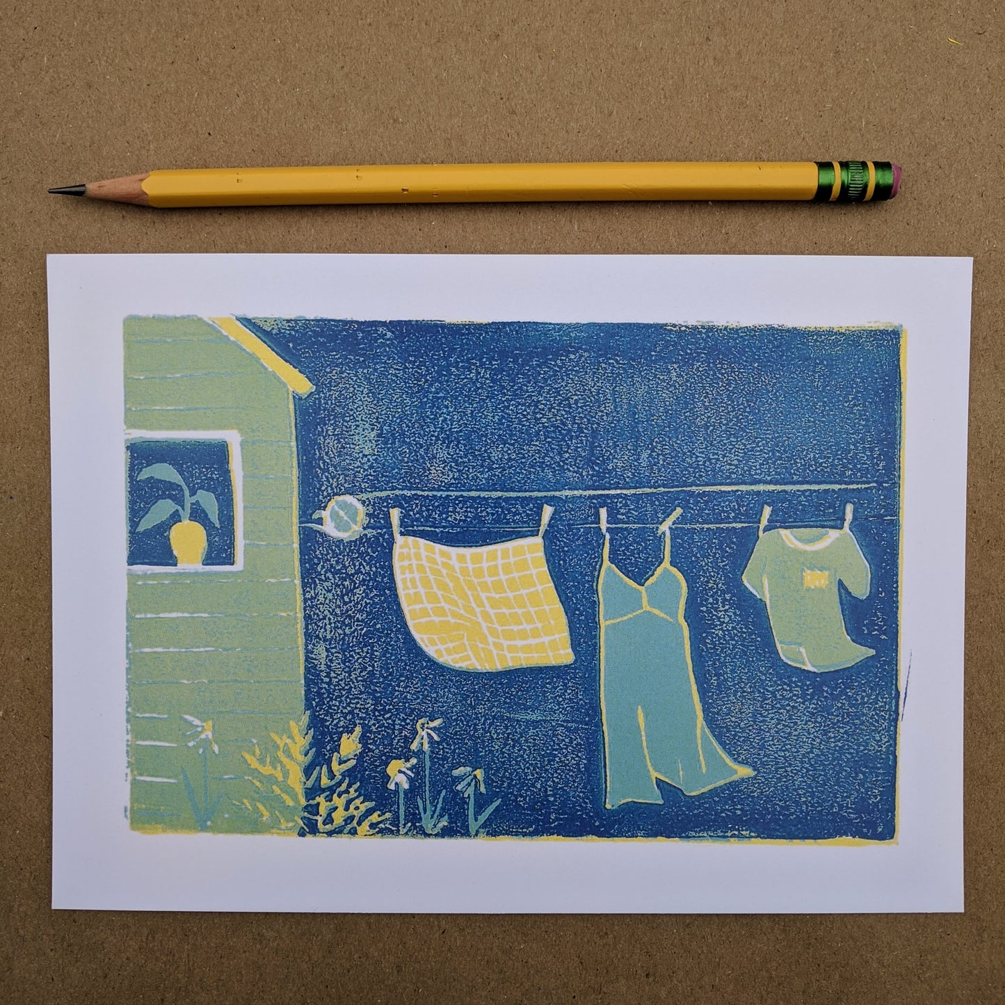laundry, set of six 5x7 prints