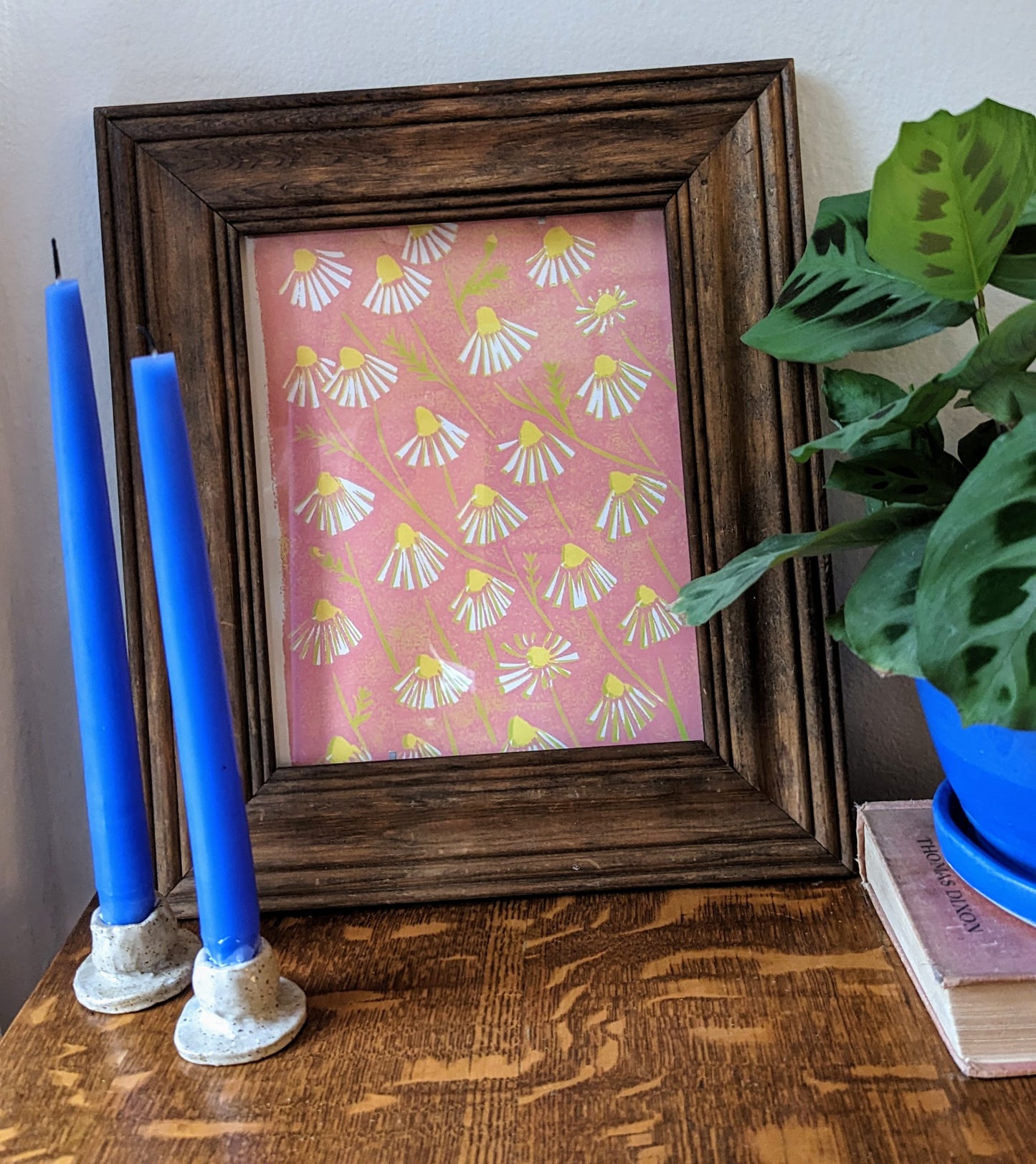 chamomile pink , 9 x 12