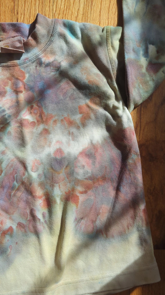 ice dyed organic cotton long sleeve - 18 - 24 months